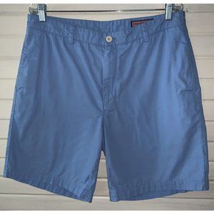 Vineyard Vines Sz 36 Light Blue 9" 100% Cotton Twill Summer Club Shorts EUC